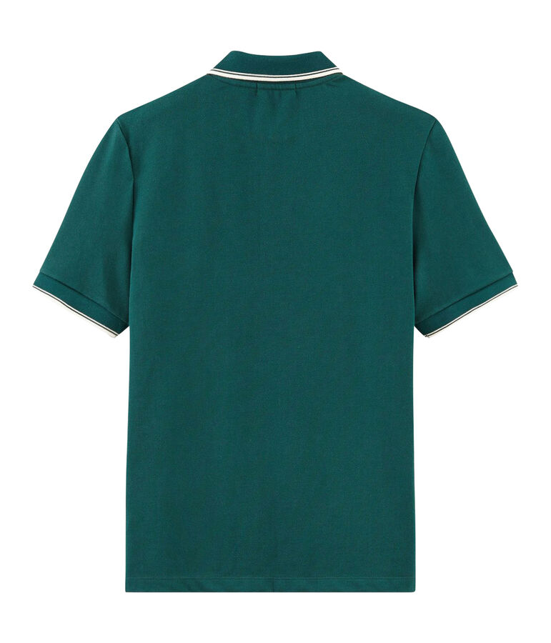 Polo manga corta para hombre verde