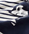 Jersey marinero renovado para bebé niño beige COQUILLE/azul SMOKING