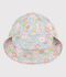 Sombrero con protecci&oacute;n frente a los rayos UV y estampado de flores para beb&eacute; azul/multicolor