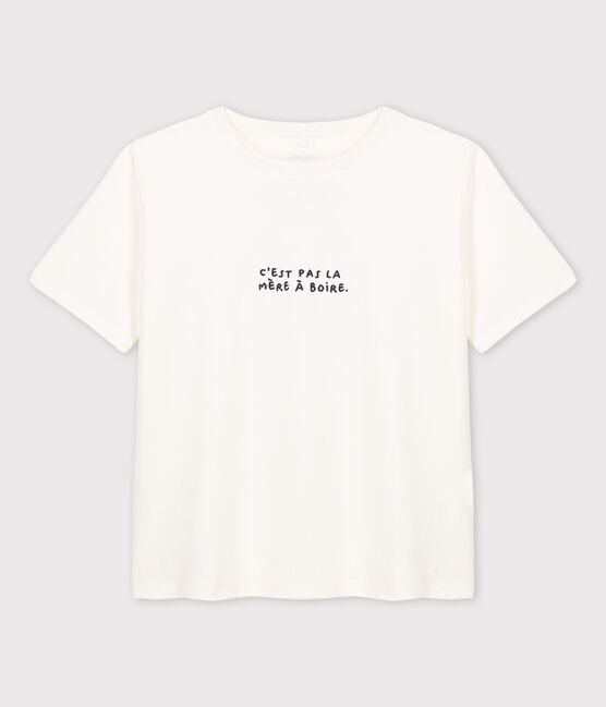 Camiseta Tajinebanane x Petit Bateau blanco MARSHMALLOW