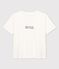 Camiseta Tajinebanane x Petit Bateau blanco MARSHMALLOW