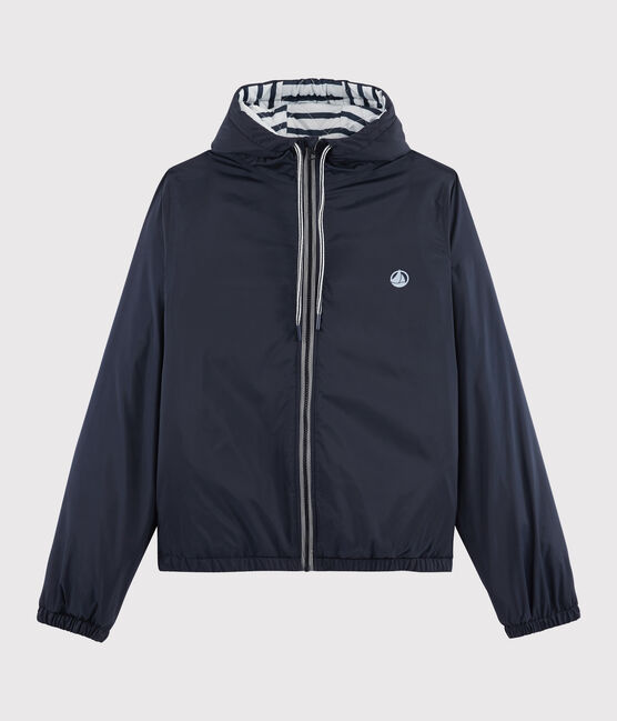 Cortavientos cálido reversible unisex azul SMOKING