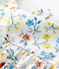 Mono corto de popelina con estampado de flores para bebé blanco MARSHMALLOW/blanco MULTICO