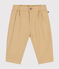Pantalón de sarga para bebé beige FACILE