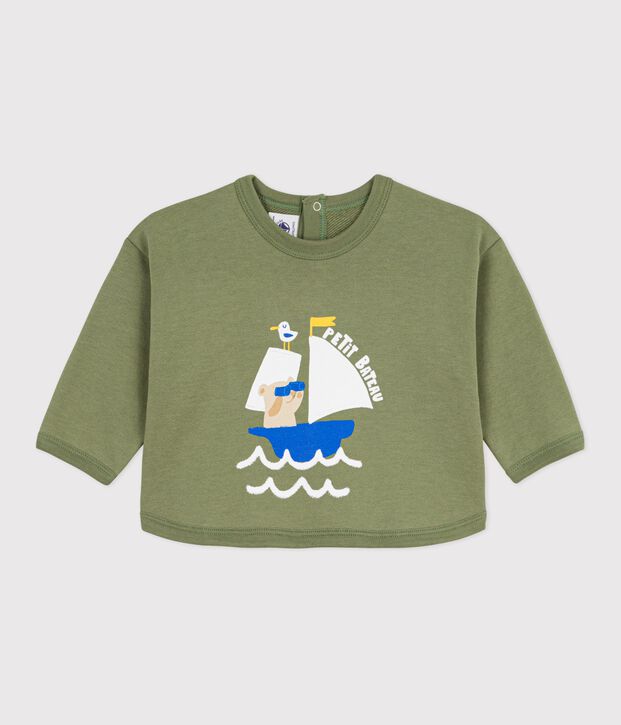 Sudadera con capucha de algod&oacute;n para beb&eacute; con estampados OLIVINE