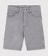 Bermudas de tela de algodón a rayas para niño
