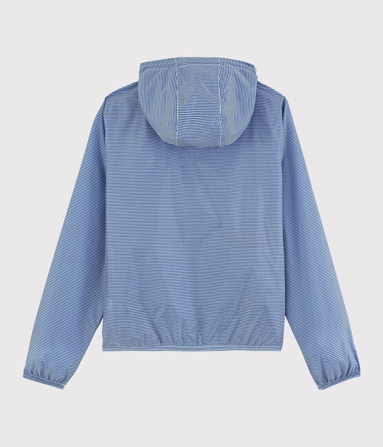 Cortavientos de rayas unisex azul SURF/blanco MARSHMALLOW