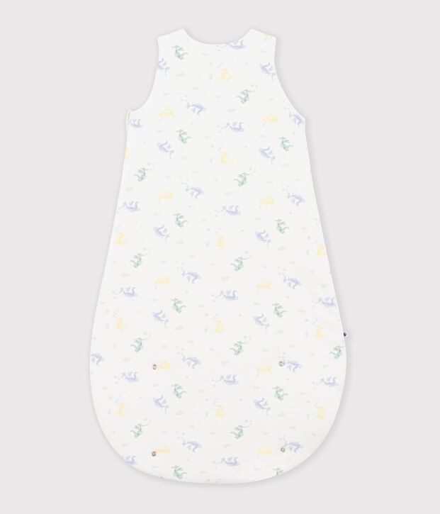 Saco para beb&eacute; de algod&oacute;n con estampado de dragones TOG 3 blanco/multicolor