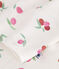 Pijama corto infantil de algodón con estampado de frutas blanco MARSHMALLOW/blanco MULTICO