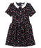 Vestido para niña azul SMOKING/blanco MULTICO