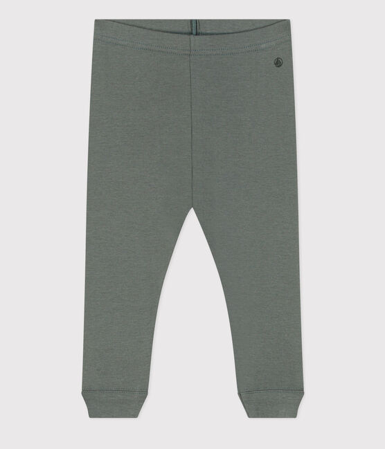 Leggings de algodón para bebé verde THUYA