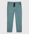 Pantalón de corte normal de sarga de algodón de niño verde BRUT