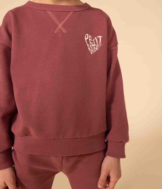 Sudadera de mulet&oacute;n marron