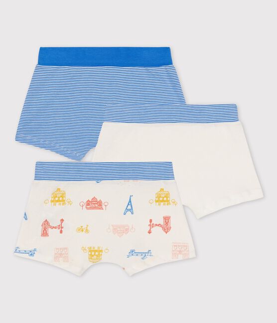Juego de 3 bóxeres de París de algodón de niño variante 1