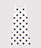 Vestido de tirantes de lunares de algodón de mujer blanco MARSHMALLOW/azul MEDIEVAL