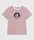 Camiseta Recta de algodón de manga corta para mujer