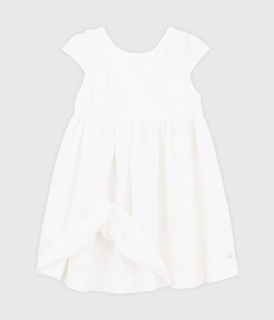 Vestido de ceremonia de niña blanco MARSHMALLOW