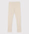 «Leggings» de algodón de niña beige MONTELIMAR CHINE