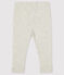 «Legging» de punto 1 x 1 liso para bebé niña. beige MONTELIMAR CHINE