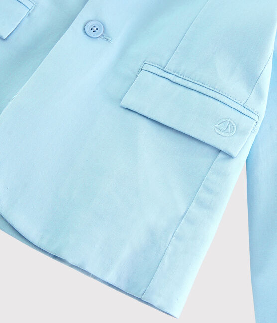 Chaqueta de sarga de niño azul JASMIN