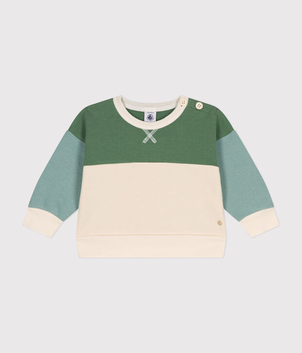 Sudadera de felpa para beb&eacute; crudo/multicolor