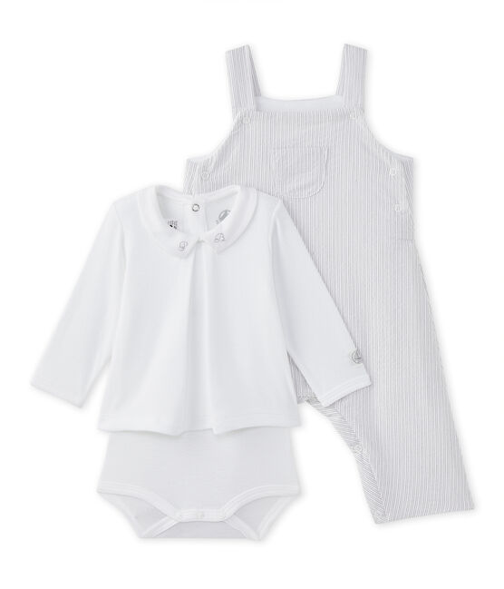 Conjunto de bebé niño 2 piezas blanco ECUME/beige BEIGE