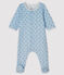 Bodyjama de tela túbica para azul FRAICHEUR/blanco MULTICO