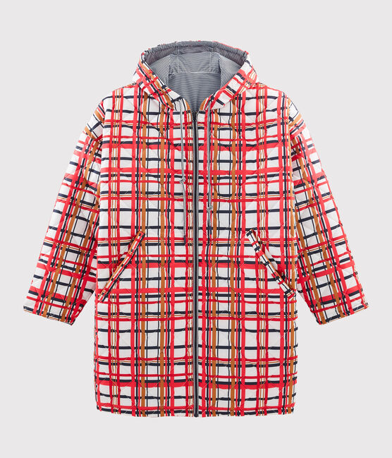 Cortavientos cálido largo unisex blanco MARSHMALLOW/blanco MULTICO