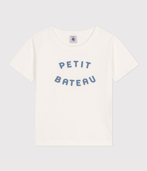 Camiseta de jersey ligero para niño blanco MARSHMALLOW