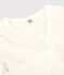 Camiseta ICONICA de punto «cocotte» de algodón para mujer blanco ECUME
