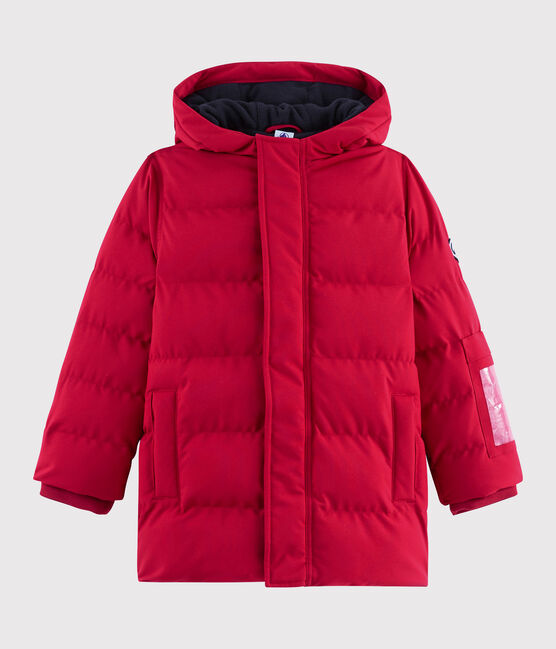 Abrigo de esquí para niño/niña rojo TERKUIT