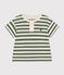 Camiseta de manga corta de punto para bebé verde CROCO/ AVALANCHE