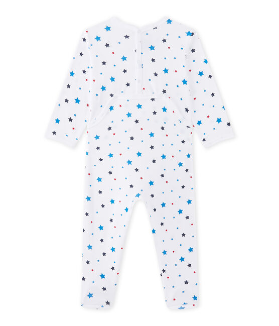 Pijama con motivo de estrella para bebé niño blanco ECUME/blanco MULTICO