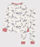 Pijama de tela de Jouy París de algodón de niño blanco MARSHMALLOW/azul MEDIEVAL