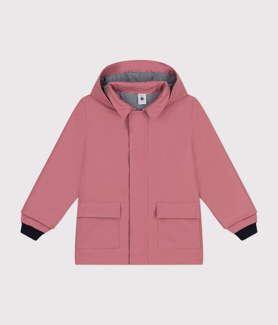 Impermeable emblemático reciclado para niña/niño rosa ROSEWOOD