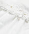 Conjunto para bebé niña 3 piezas en popelina blanco ECUME