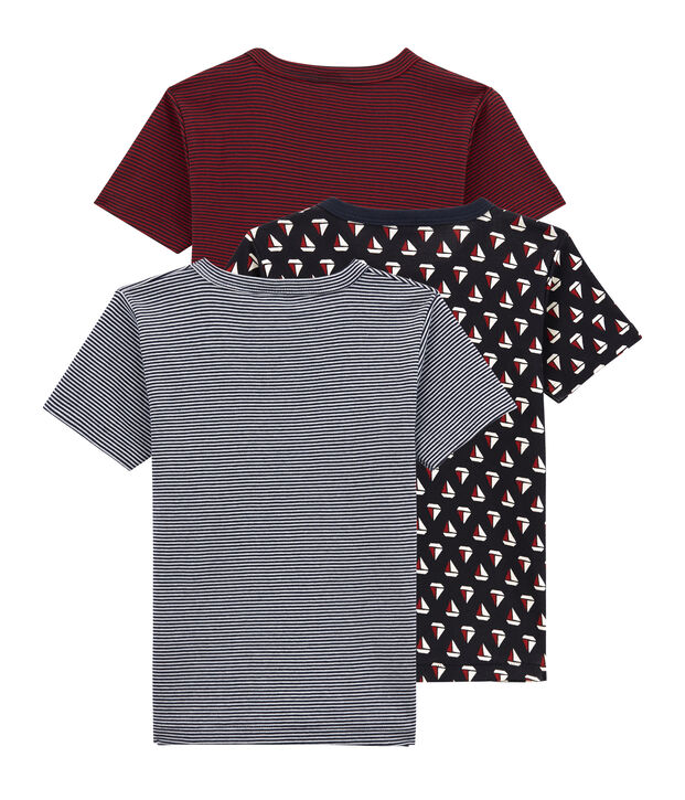 Pack de 3 camisetas de manga corta para ni&ntilde;o multicolor