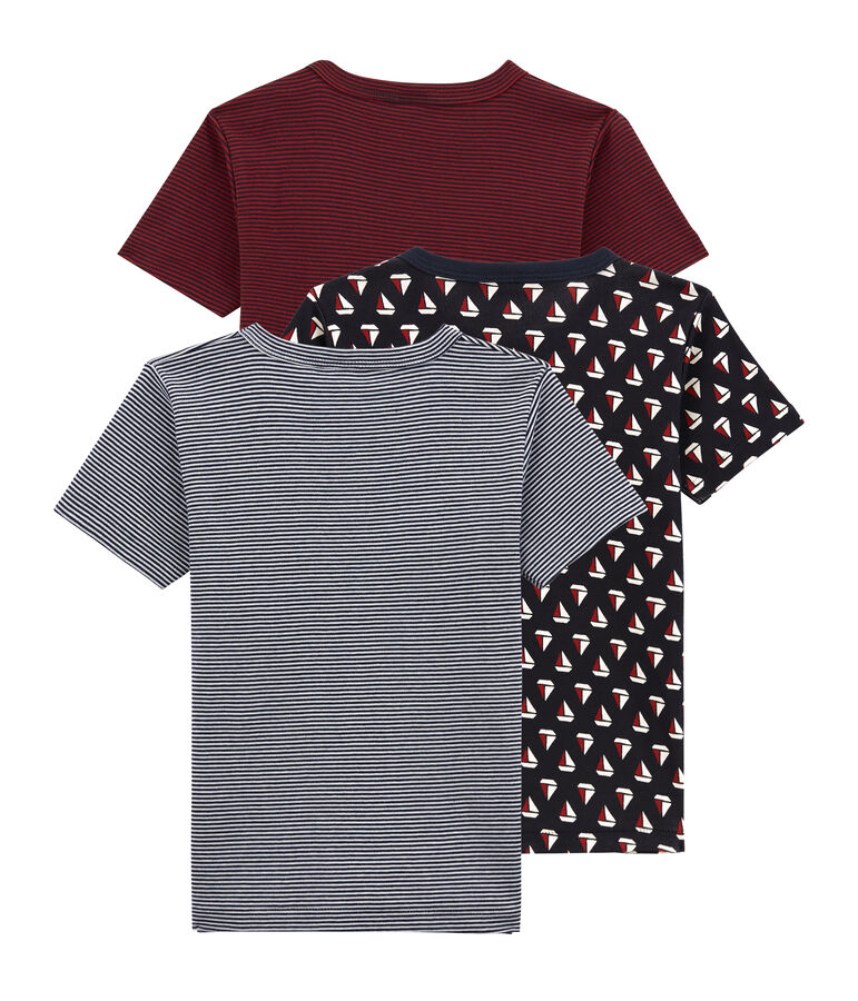 Pack de 3 camisetas de manga corta para ni&ntilde;o multicolor