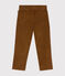 Pantalón recto de terciopelo para niño marron CUIVRE