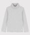 Jersey de cuello cisne de niña/niño gris BELUGA