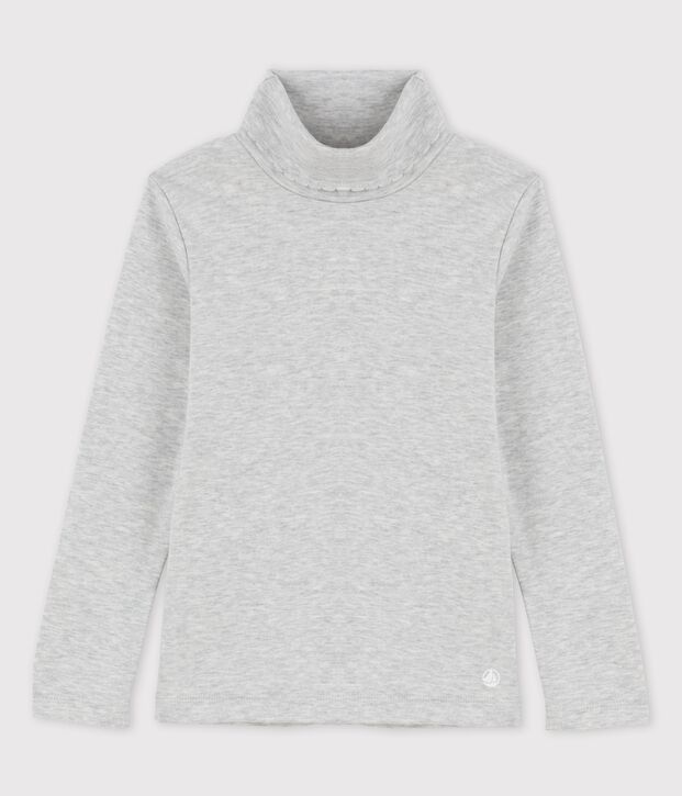 Jersey de cuello cisne de ni&ntilde;a/ni&ntilde;o gris