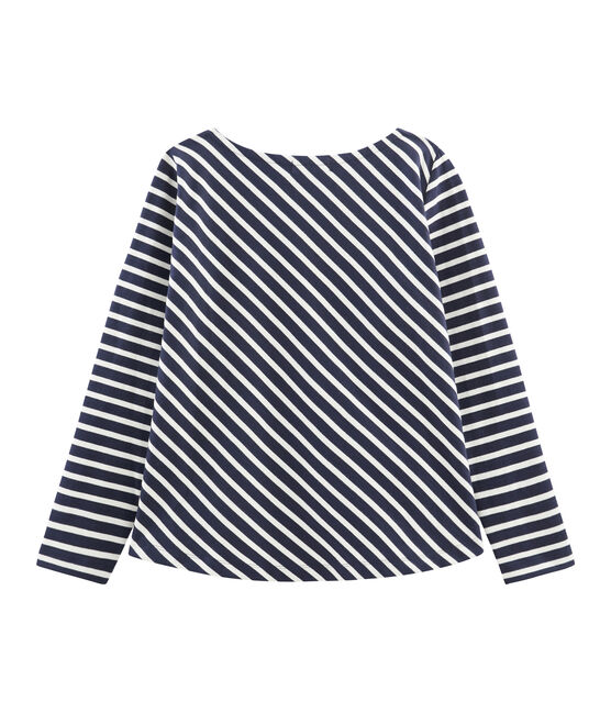 Marinera gráfica para mujer azul SMOKING/beige COQUILLE