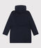 Gabardina con forro de sherpa de mujer azul SMOKING
