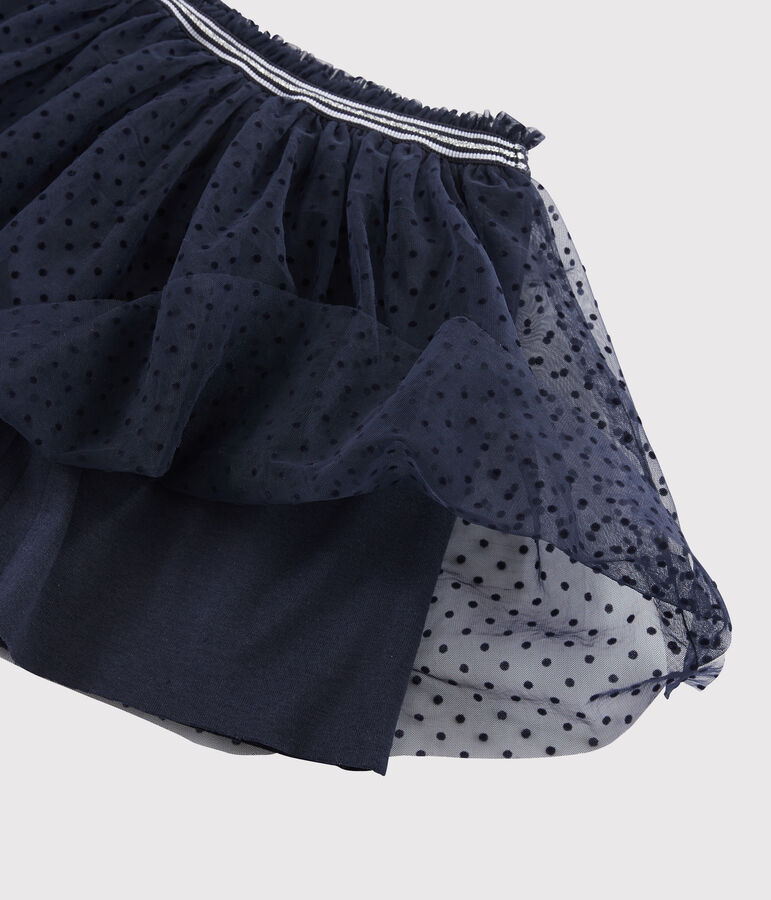 Falda de tul para ni&ntilde;a azul