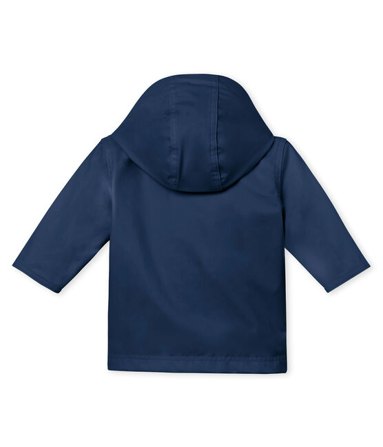 Chubasquero emblemático para bebé unisex azul SMOKING