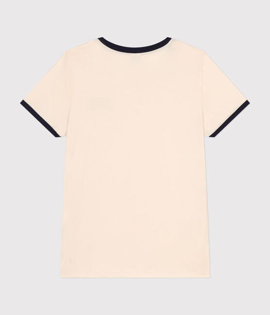 Camiseta La Recta con París de algodón para mujer crudo AVALANCHE