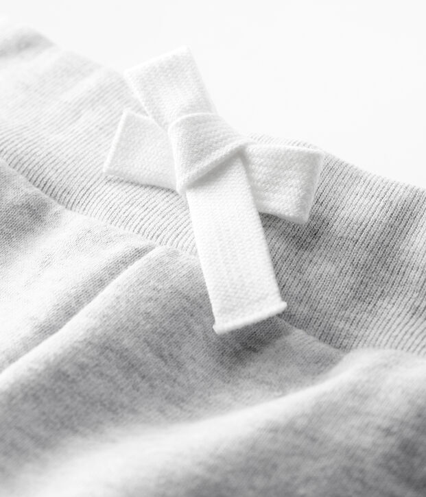 Pantal&oacute;n de felpa de beb&eacute; gris