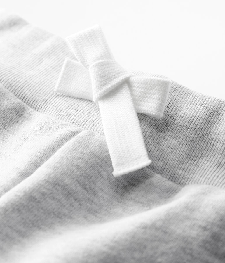 Pantal&oacute;n de felpa de beb&eacute; gris