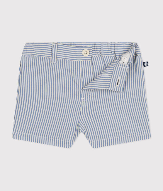 Pantalón corto de milrayas para bebé GAULOISE/ MARSHMALLOW