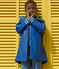 Chubasquero infantil largo y bicolor azul SURF/ PALMERAIE
